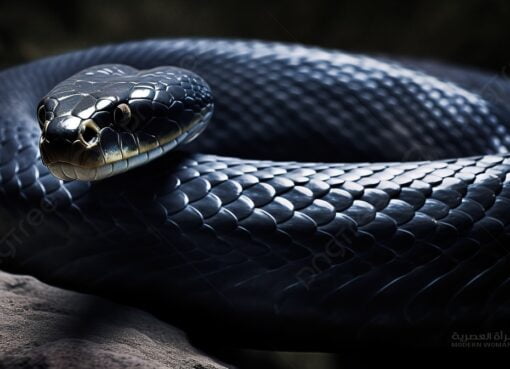 رؤية الأفعى السوداء