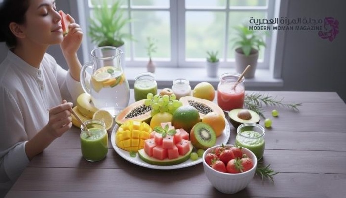 فواكه لترطيب البشرة