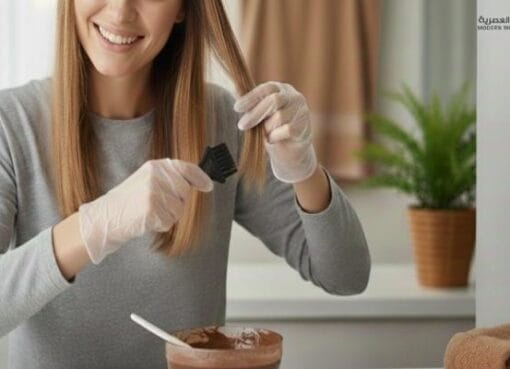 كيفية صبغ الشعر في المنزل