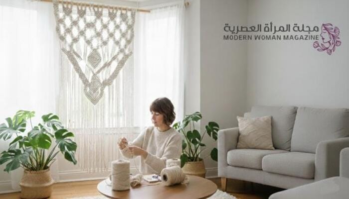 كيفية عمل مكرمية ستائر في المنزل