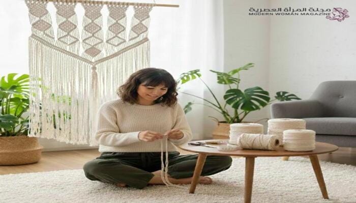 كيفية عمل مكرمية ستائر في المنزل